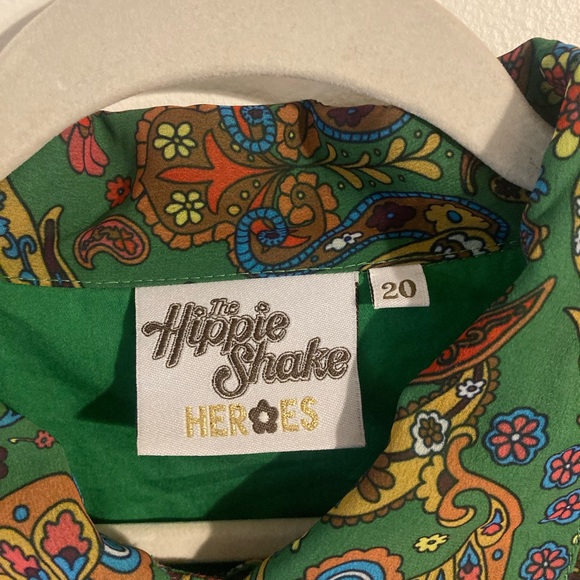 The Hippie Shake Button Up Blouse UK 20 US 14 - Picture 2 of 5
